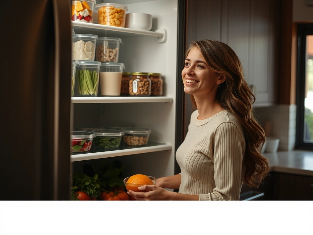 Ordnung im Kühlschrank als Vorbereitung